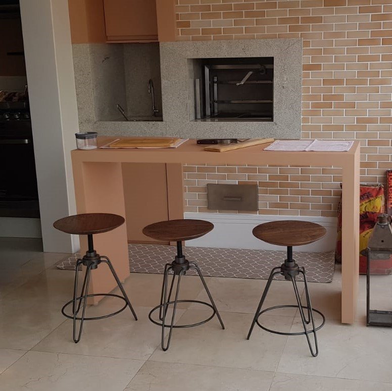 Banqueta Clark em ambiente