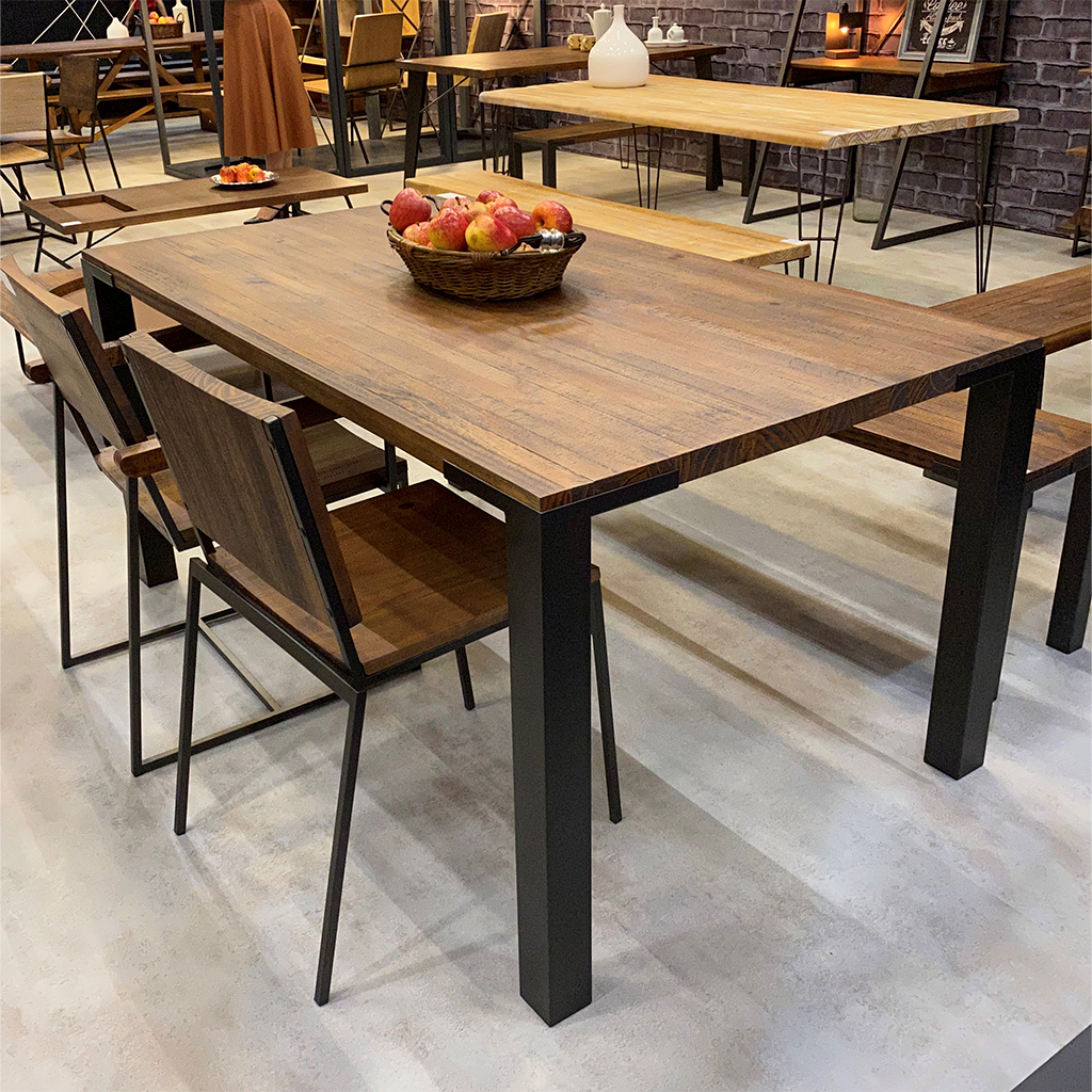 mesa rustica de madeira macica kemp 7