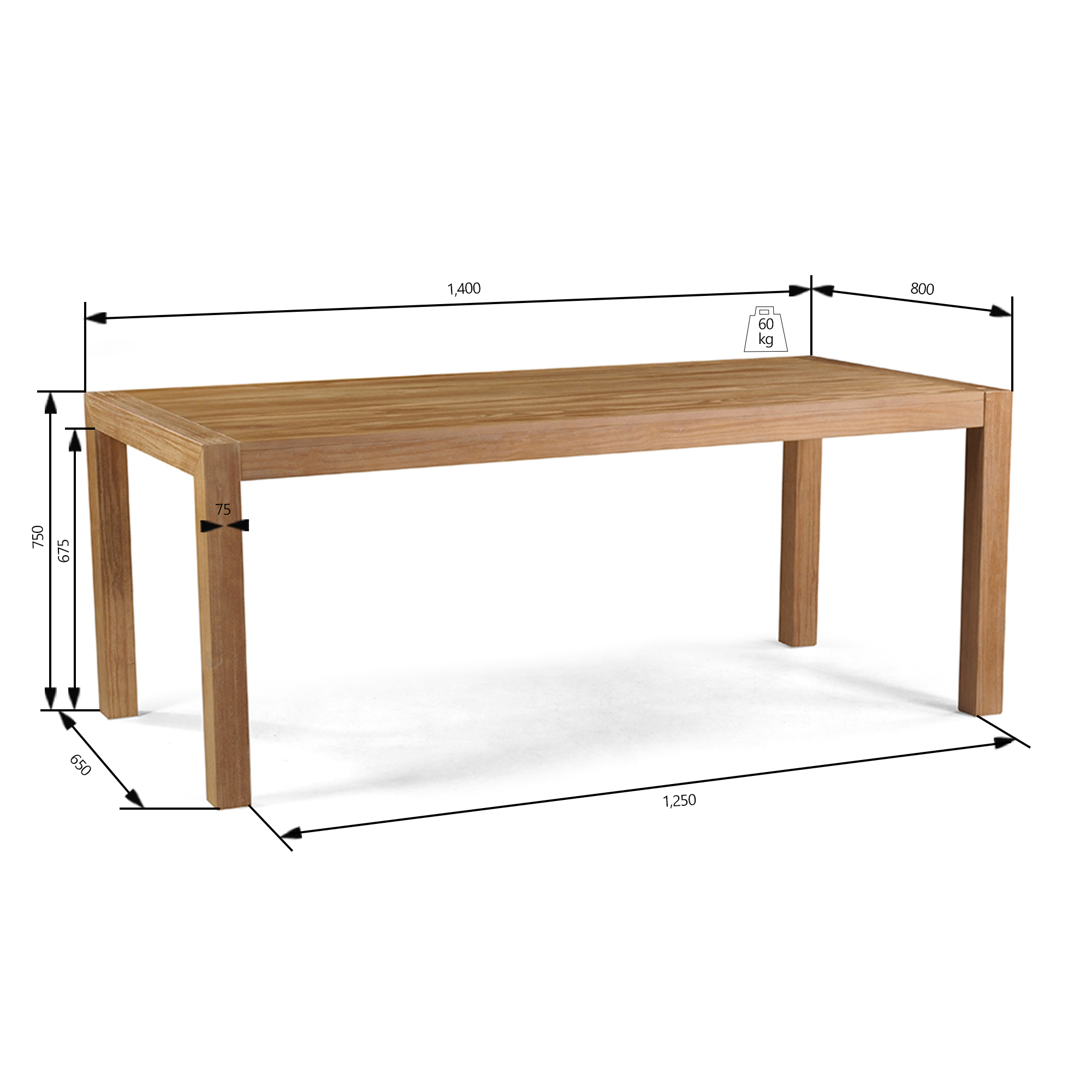 01 mesa de jantar de madeira macica pin quadrada grafite driftwood