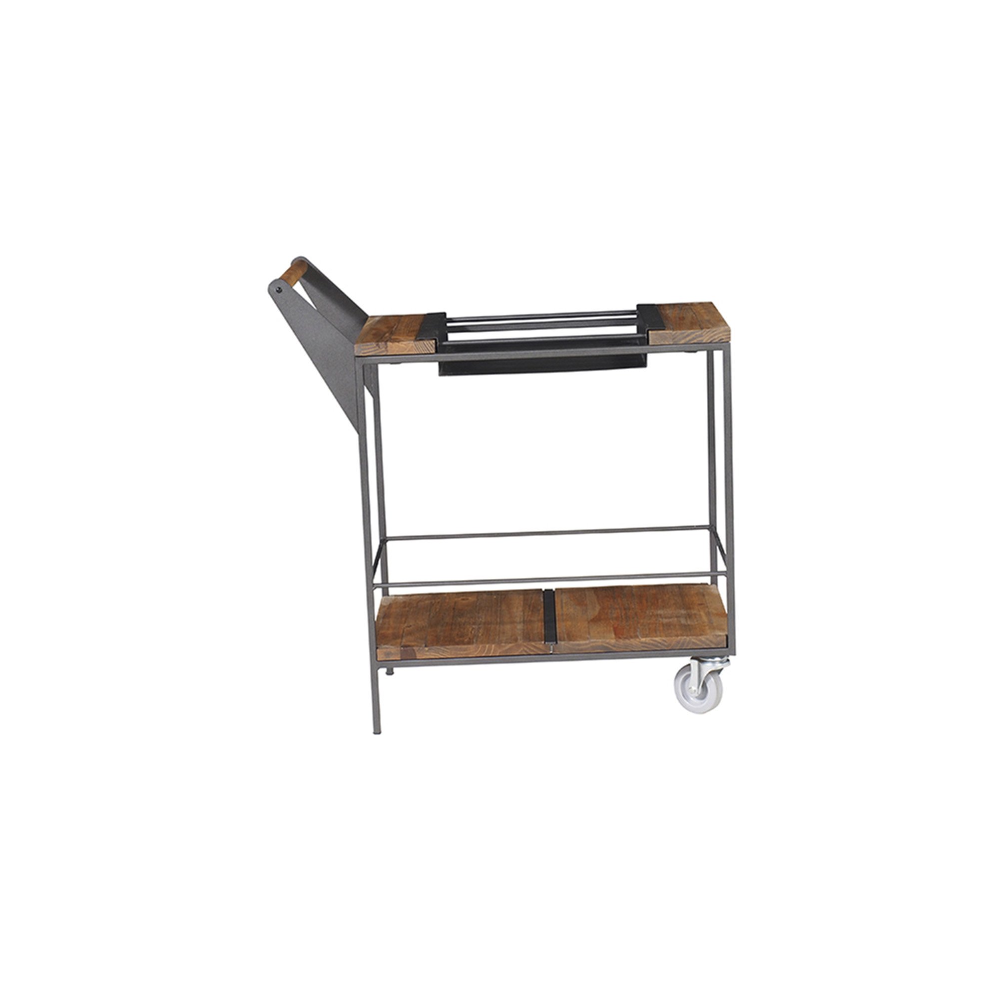 carrinho bbt rustic brown grafite lateral