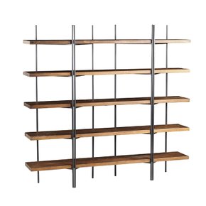 estante flat rustic brown grafite