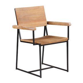 cadeira baxter com braco driftwood grafite