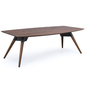 01 mesa de jantar de madeira macica ellipsis grafite drift ibr 75 altura x 190 largura x 120 profundidade