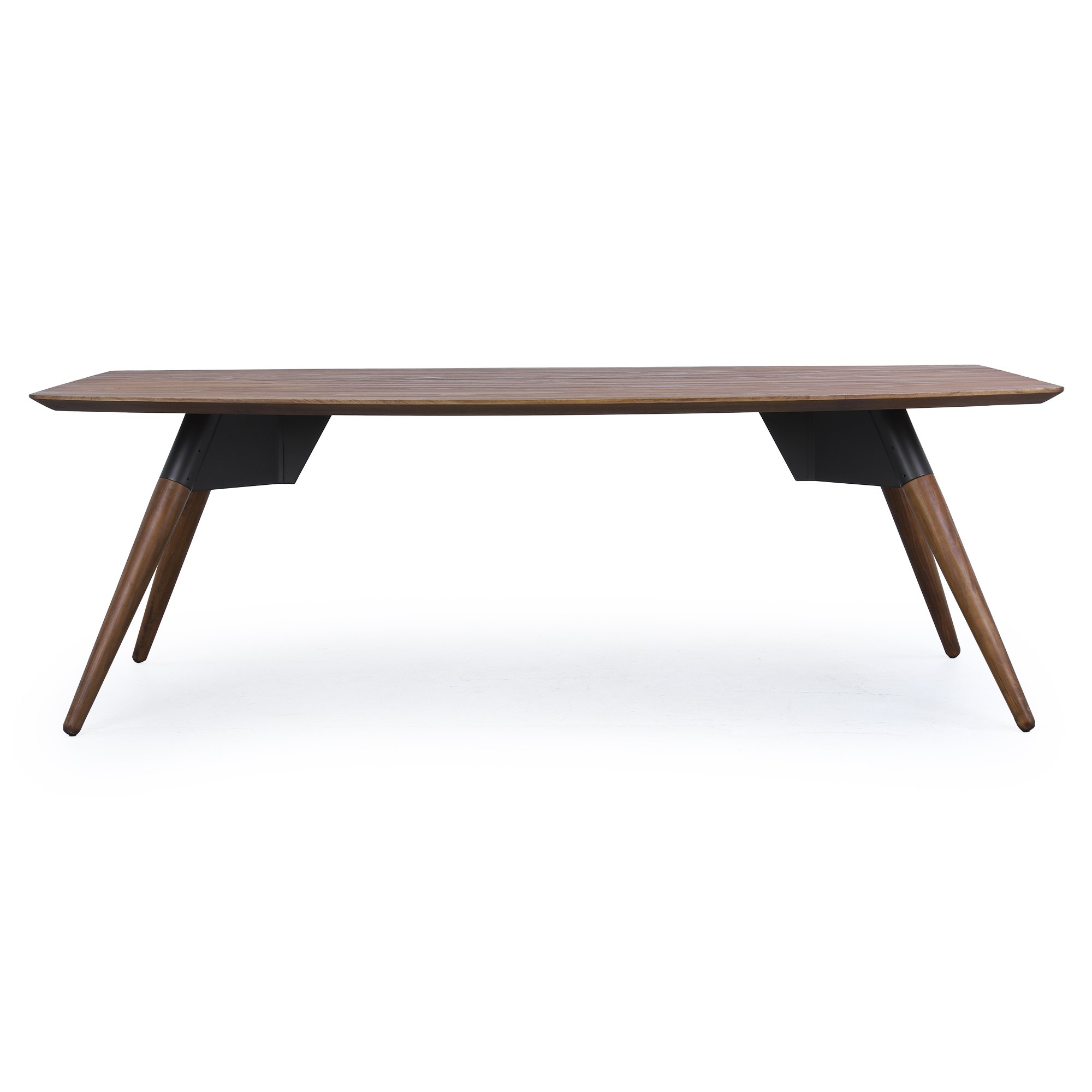 03 mesa de jantar de madeira macica ellipsis grafite drift ibr 75 altura x 190 largura x 120 profundidade