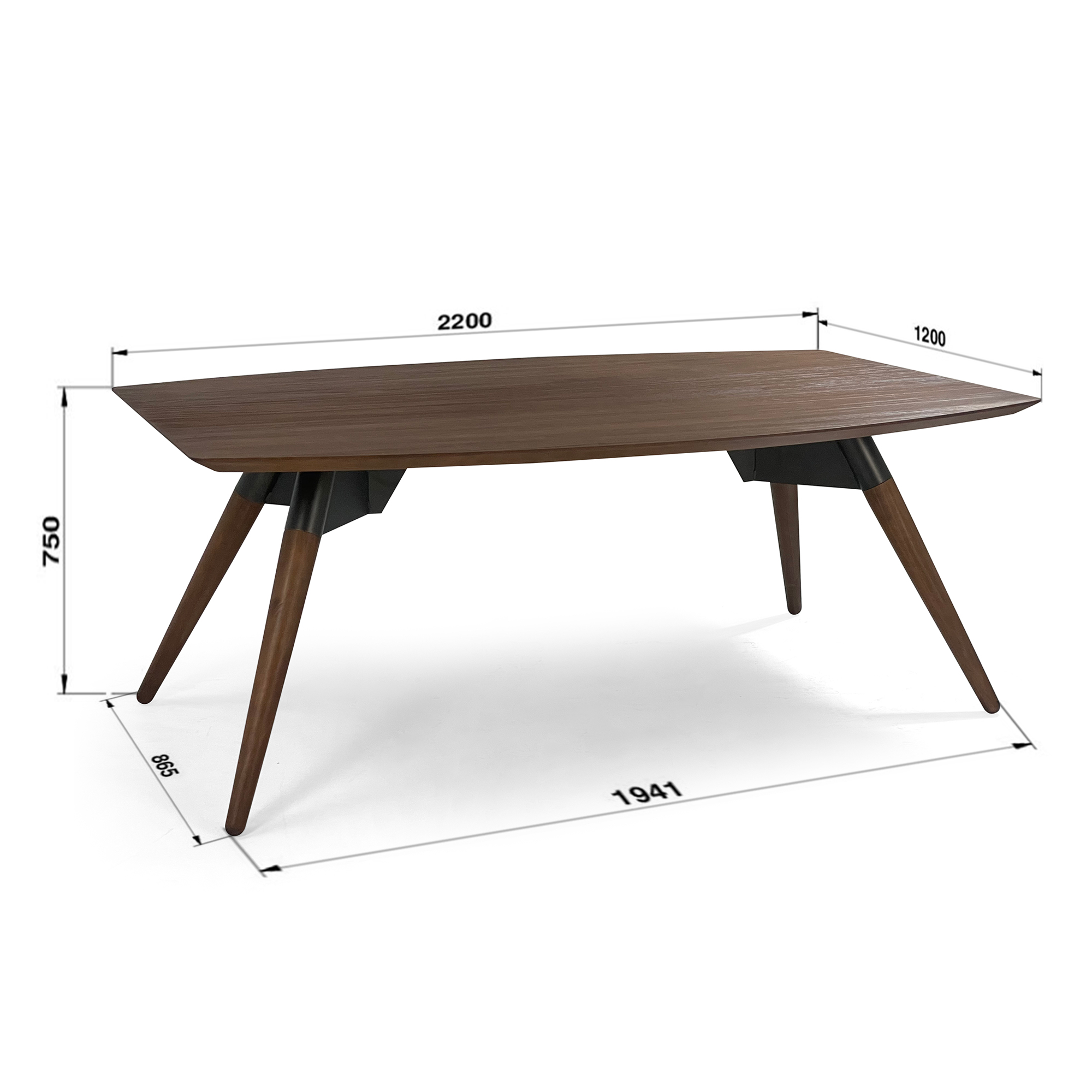 13 mesa de jantar de madeira macica ellipsis grafite drift ibr 75 altura x 190 largura x 120 profundidade