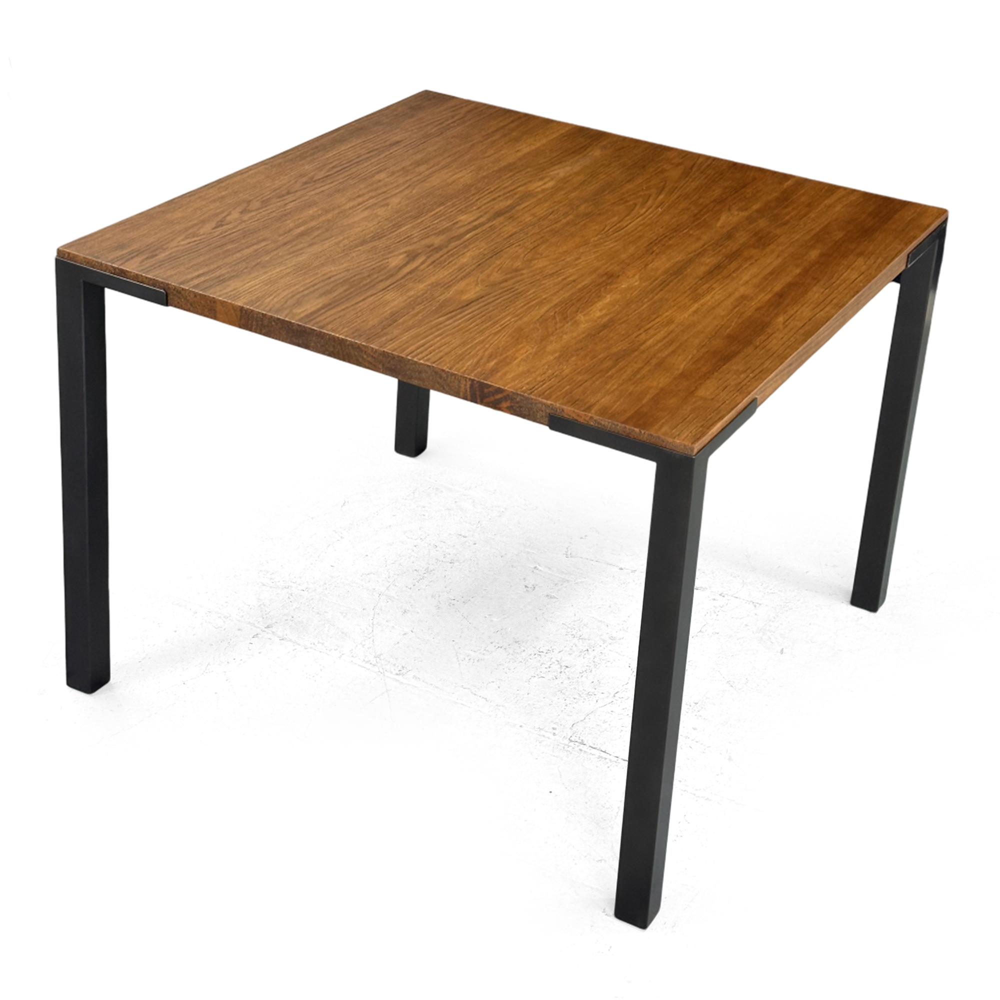 04 mesa de jantar de madeira macica kemp light quadrada