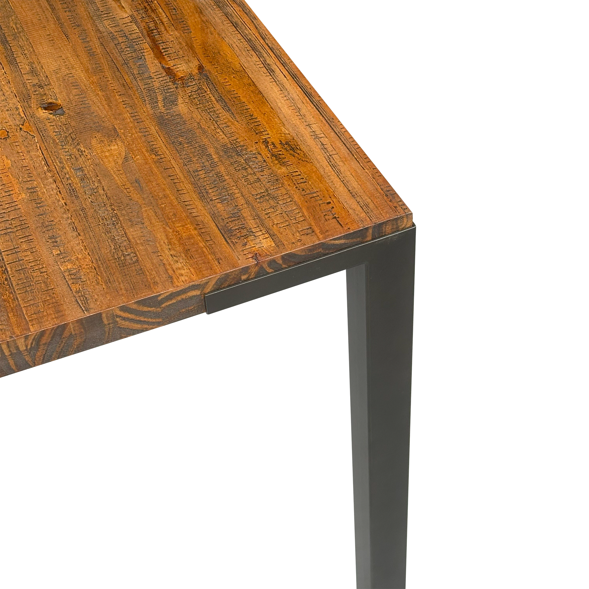 05 mesa de jantar de madeira macica kemp light quadrada