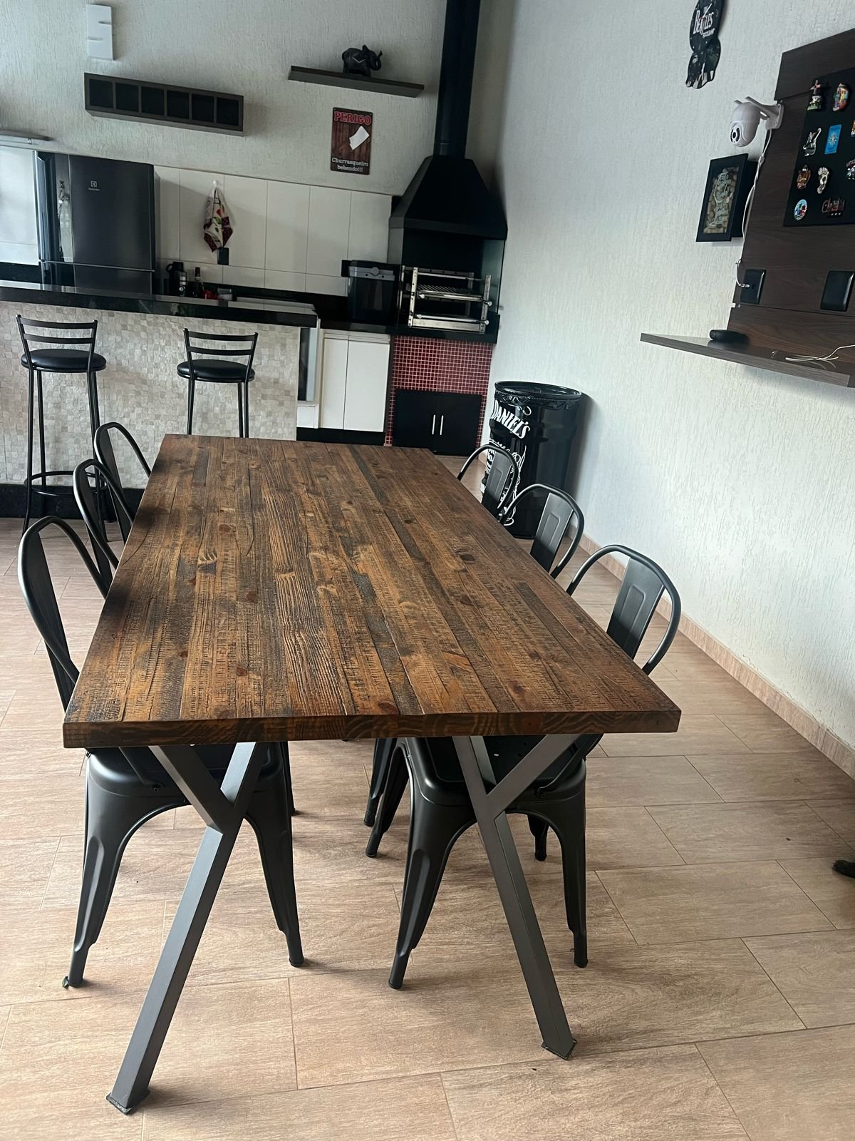 mesa astoria rustic brown