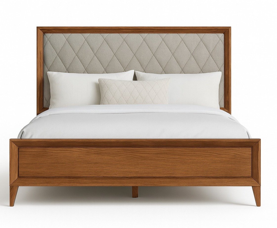 03 cama em madeira macica ligna