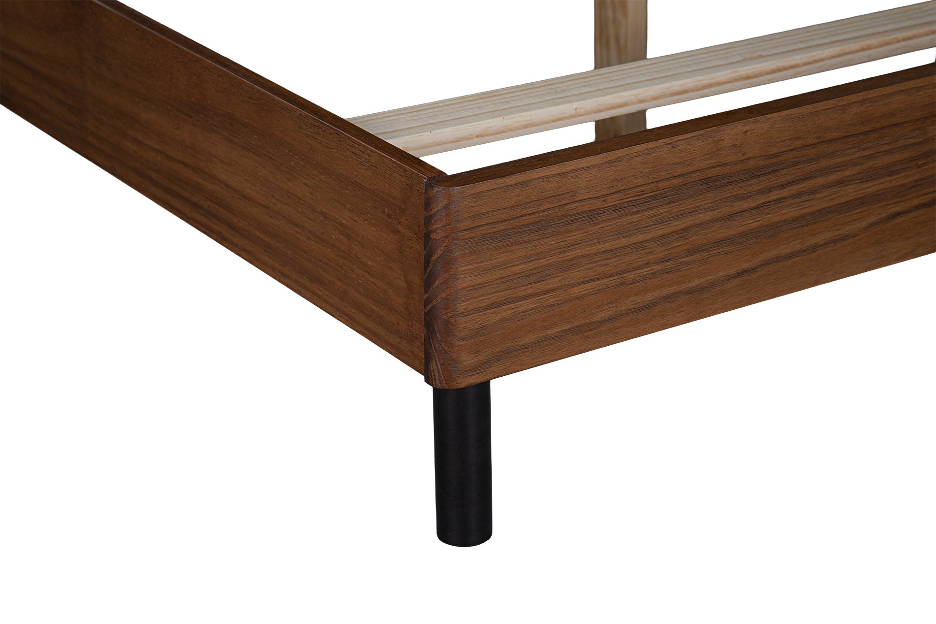 02 cama de casal em madeira macica estofada riven linho boucle aveia paris casal