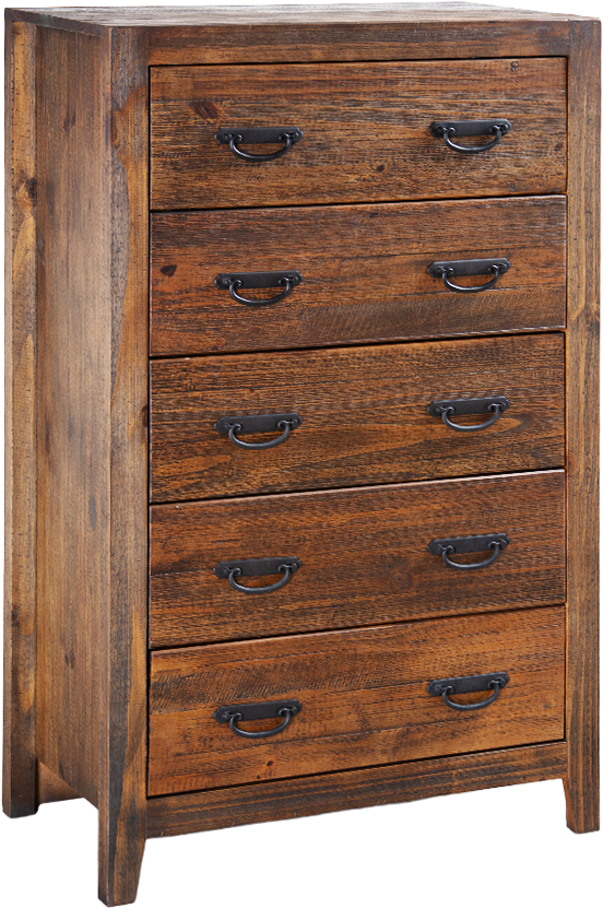 04 comoda de madeira macica harbor 5 gavetas grafite driftwood 136 altura x 83 5 largura x 46 profundidade 7dt