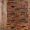 04 comoda de madeira macica harbor 5 gavetas grafite driftwood 136 altura x 83 5 largura x 46 profundidade 7dt