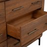 03 comoda de madeira macica 6 gavetas riven