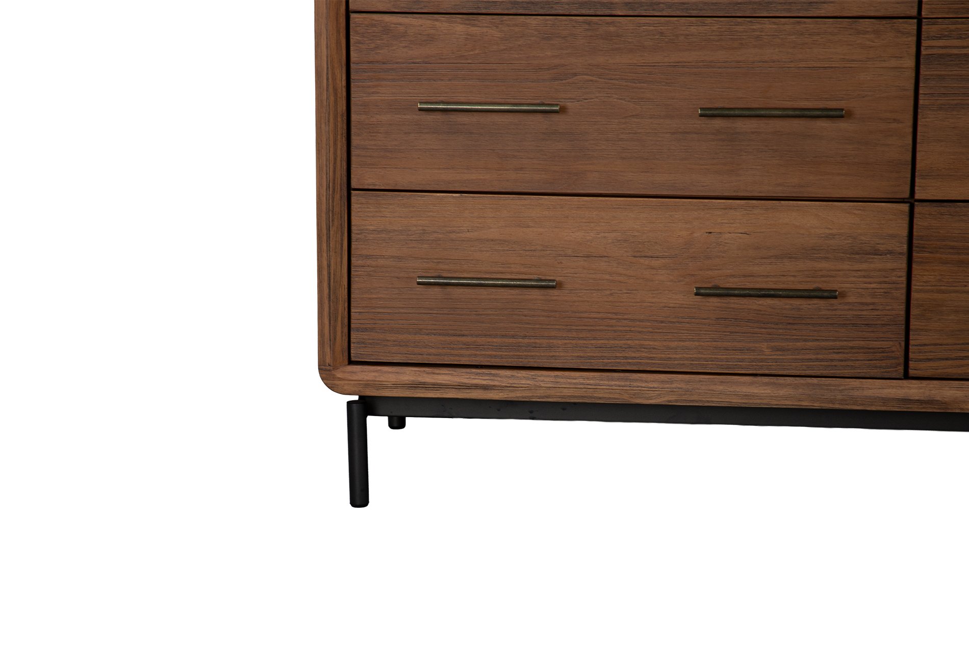 04 comoda de madeira macica 6 gavetas riven