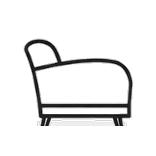 Design do sof&aacute; Albany - detalhe lateral