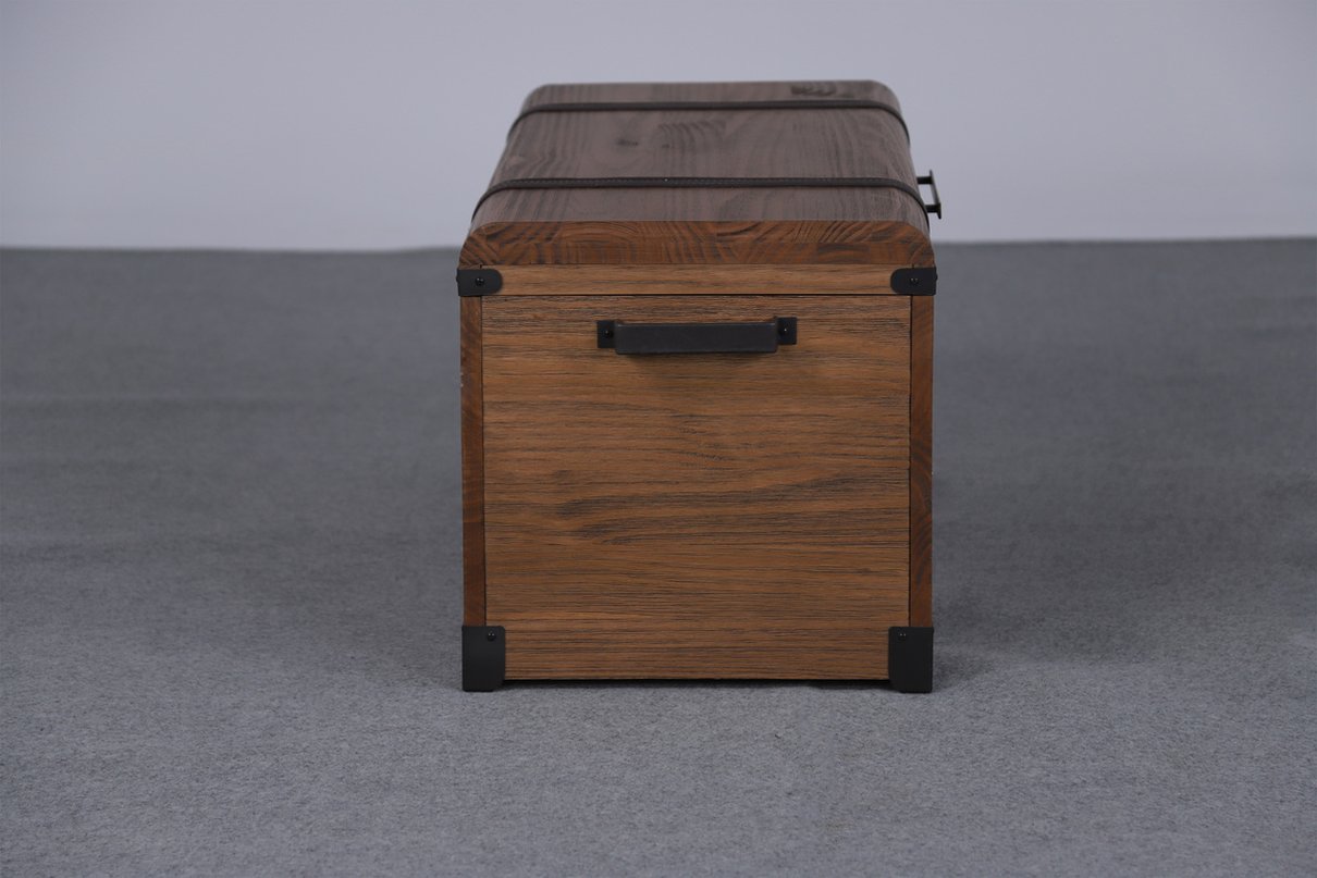 Baú Arcos — detalhe de acabamento e laterais