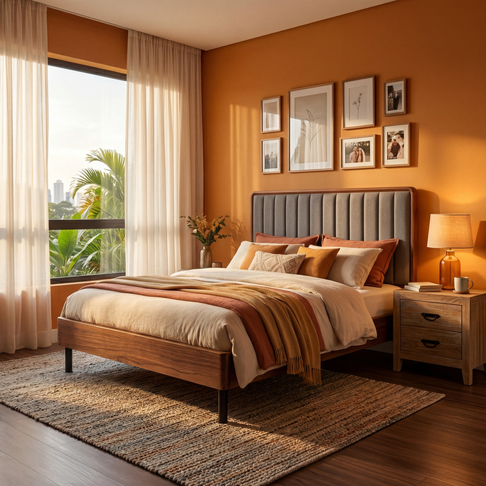 Cama Riven vista frontal