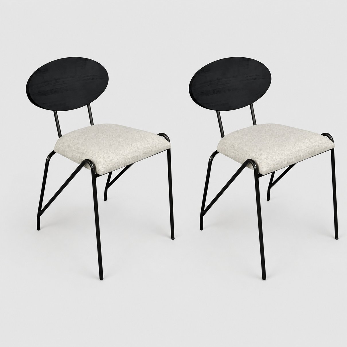 Ambiente com Conjunto 2 Cadeiras Amber