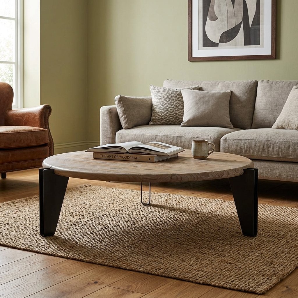 Design da Mesa de Centro Clip em ambiente