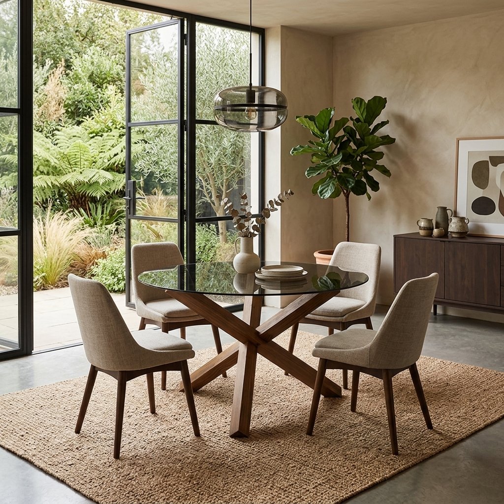 Base de mesa Brandon em ambiente