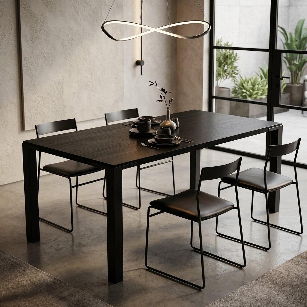 Mesa de Jantar Kemp em ambiente moderno