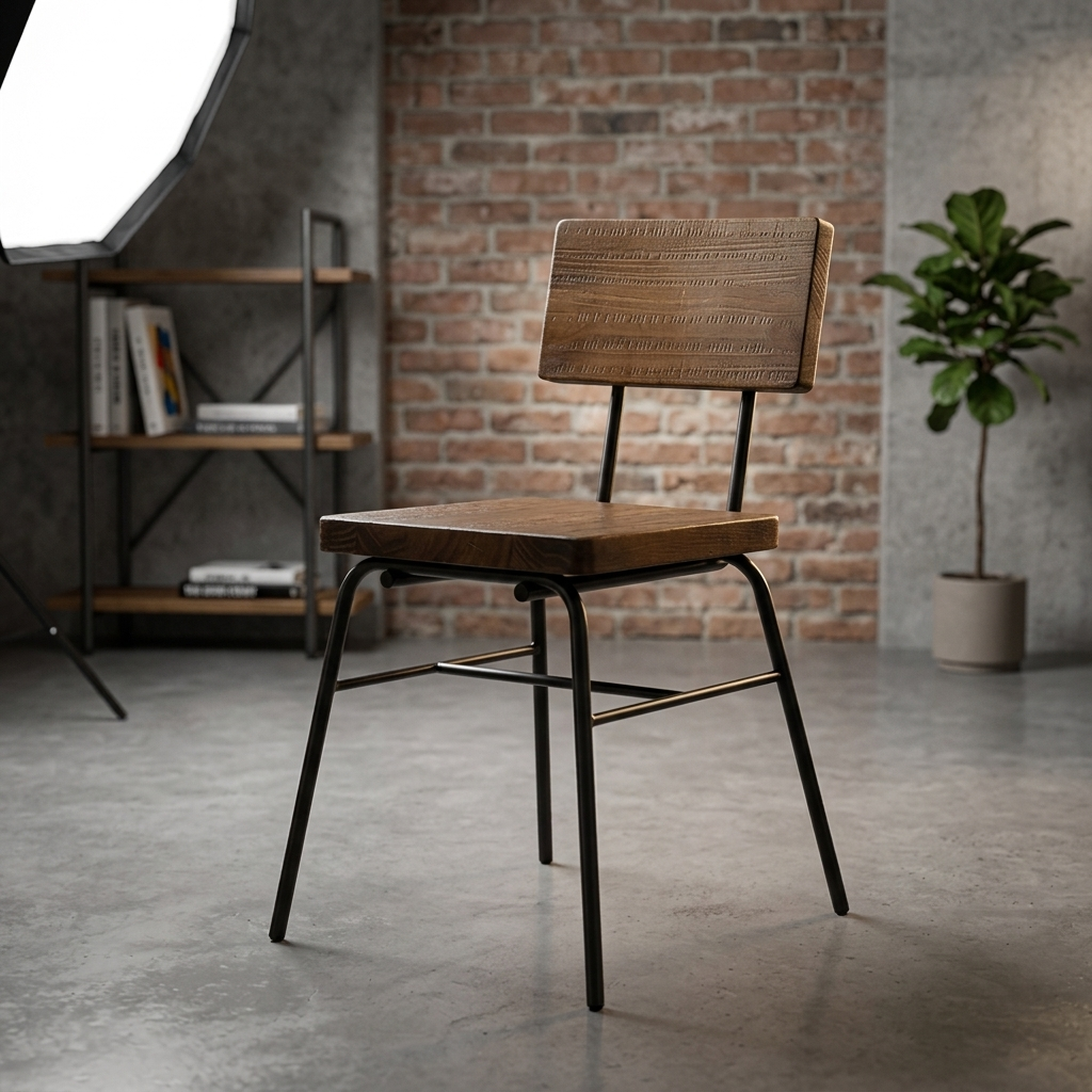Cadeira Echo minimalista em ambiente